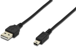 Assmann AK-300130-018-S - USB 2.0 kabel - 180 cm - Zwart