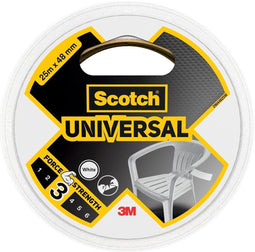 Scotch Ducttape - 48 mm x 25 m - Wit