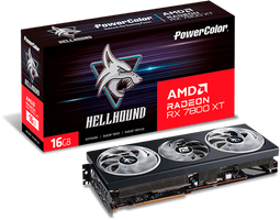 Powercolor Hellhound - AMD Radeon RX 7800 XT - 16GB GDDR6 - 256 Bit - PCIe 4.0