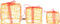 vidaXL - Kerstverlichting - geschenkdozen - 3 - st - decoratief - acryl - warmwit