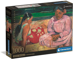 Clementoni - Puzzel 1000 Stukjes - Museum Femmes de Tahiti - Multikleur