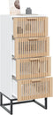 vidaXL - Hoge - kast - 40x30x95 - cm - bewerkt - hout
