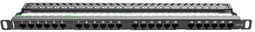 Lanberg PPU5-0024-B - Patchpanel - RJ-45 aansluitingen - Zwart