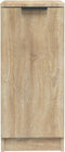vidaXL - Dressoir - 30x30x70 - cm - bewerkt - hout - sonoma - eikenkleurig