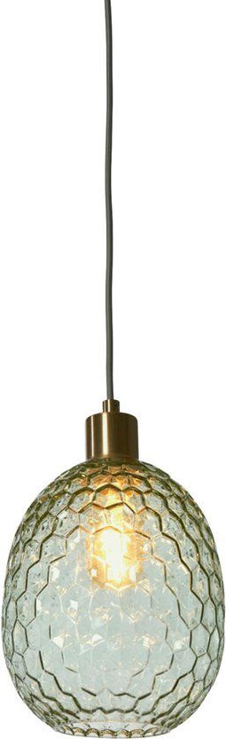 it's about RoMi Hanglamp Venice - Ovaal - Glas - Groen - 18x18x27cm
