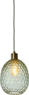it's about RoMi Hanglamp Venice - Ovaal - Glas - Groen - 18x18x27cm