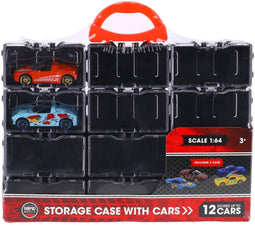 Rapid Wheels opbergbox met 2 diecast freewheel auto's.