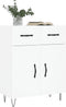 vidaXL - Dressoir - 69,5x34x90 - cm - bewerkt - hout - wit