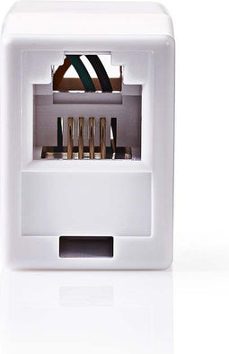 Nedis Netwerkkoppeling - RJ11 - Onafgeschermd - RJ11 Female - RJ11 Female - Recht - ABS - Doos