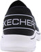Skechers Go Walk 7 - Mia Dames Instappers - Zwart/Wit - Maat 37