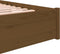 vidaXL - Bedframe - massief - hout - honingbruin - 140x200 - cm