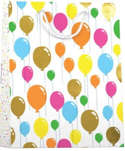 Papieren cadeau tas M Party Neon - 175 x 98 x 229 mm