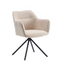 Criks Design Preston Draaibare Eetkamerstoel - 180° draaibaar - Beige (2-pack)