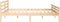 vidaXL - Bedframe - massief - hout - 180x200 - cm