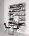 Winemate - Type E (BTBF) - Wijnrek - voor 15 flessen - Burned Black Wood - Black Smoked Iron Frame