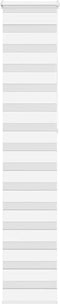 vidaXL - Zebra - rolgordijn - 45x230 - cm - stofbreedte - 40,9 - cm - polyester - wit