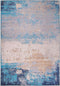 INEGOL - Vloerkleed - Blauw - 140 x 200 cm - Polyester