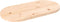 vidaXL - Tafelblad - ovaal - 80x40x2,5 - cm - massief - grenenhout