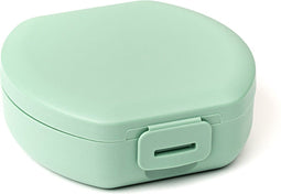 Amuse Snackdoosje - Snackbox Rond - Vershoudbakjes met Clipsluiting - Vaatwasserbestendig - Groen