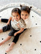 Tapis Petit Round Anna Vloerkleed 110 x 110 cm Dots Cream