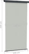 vidaXL - Balkonscherm - 145x250 - cm - grijs