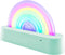 Lalarma Nachtlampje Dancing Rainbow - 18x11x4cm - Mint