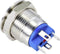 TRU COMPONENTS TC-10090900 GQ12-AF-10E/J/G/24V/S Vandalismebestendige drukschakelaar 48 V/DC 2 A 1x uit/(aan) Moment Gr