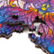 UNIDRAGON Houten Puzzel Voor Volwassenen Dier - Uitstralende Wasbeer - 105 stukjes - Small 18x24 cm