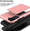 imoshion Hoesje Geschikt voor Samsung Galaxy S21 Hoesje - Ruimte voor 2 pasjes - imoshion Backcover met pasjeshouder - Rosé Goud