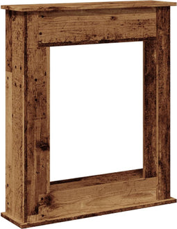 vidaXL - Haardombouw - 75x20x87,5 - cm - bewerkt - hout - oud - houtkleurig