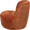 Fauteuil Marc - Roest - Stof Koper - Comfortabele Fauteuil