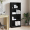 vidaXL - Zwarte - Eiken - Boekenkast - - - 60 - x - 24 - x - 143 - cm - - - Gemaakt - van - Bewerkt - Hout
