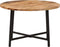 vidaXL - Salontafel - 54x54x35 - cm - massief - mangohout - en - ijzer
