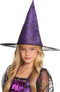 Boland Kinder Heksenhoed - 100% Polyester - Paars