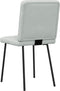 vidaXL - Eetkamerstoelen - 2 - st - fluweel - lichtgrijs
