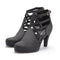 LASCANA Vegan Laarsjes met Cut-Outs – Zwart – Maat 40