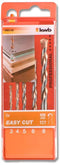 Kwb 048300 - HSS Multifunctionele boor - 5-delig 3 4 5 6 8 mm - Koper blank