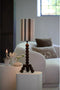 Light & Living Tafellamp Veglio - Donkerbruin - Ø20cm - Woonkamer - Slaapkamer