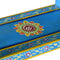 vidaXL - Dressoir - met - lades - handgeschilderd - massief - mangohout - turquoise
