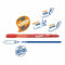 Pen Carioca Oops Rood 0,7 mm (12 Stuks)