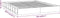 vidaXL - Bedframe - massief - hout - zwart - 120x200 - cm