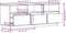 vidaXL - Tv-meubel - 140x37x50 - cm - massief - grenenhout - grijs