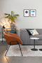 Zuiver Feston Loungestoel Bruin