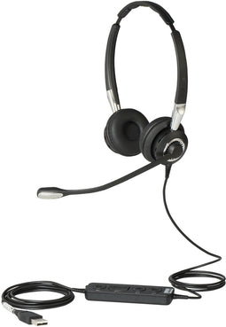 Jabra Biz 2400 II - USB Duo CC MS - Stereofonisch - Zilver Zwart