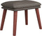 vidaXL - Voetenbank - 45x29,5x35 - cm - kunstleer - grijs