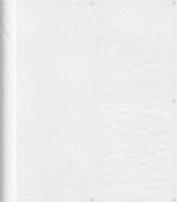 vidaXL - Balkonscherm - 120x1000 - cm - 100% - oxford - polyester - wit