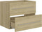 vidaXL - Wastafelkast - 60x38,5x48 - cm - bewerkt - hout - sonoma - eikenkleurig
