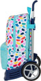 Schoolrugzak met Wielen Benetton Painting Multicolour