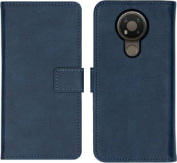iMoshion Hoesje Geschikt voor Nokia 3.4 Hoesje Met Pasjeshouder - iMoshion Luxe Bookcase - Blauw