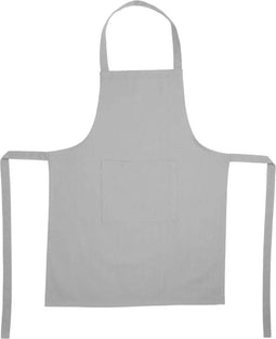 Schort met Buidelzak Atmosphera Katoen Lichtgrijs 60 x 80 cm